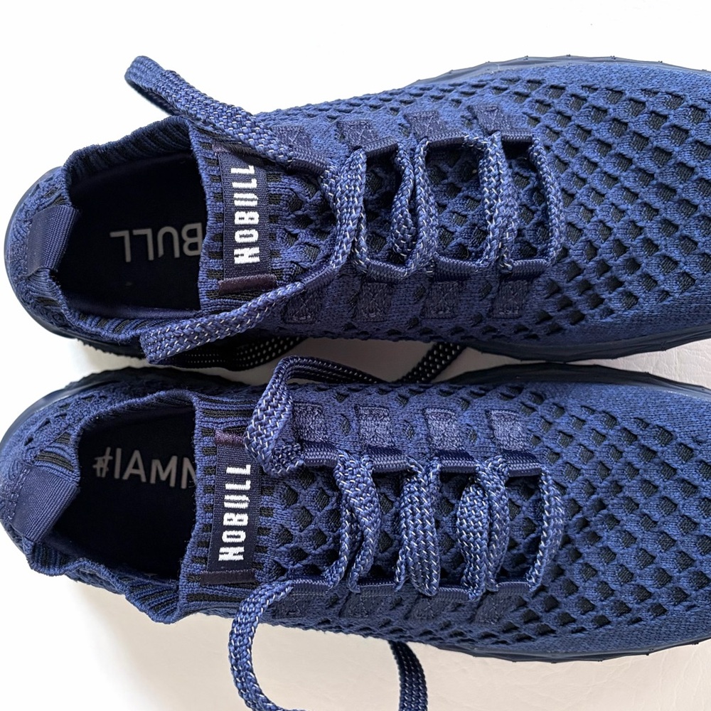 Nobull NOBULL Knit Running Shoes Midnight Navy Allday KnitSock Sneakers size 8.5 - Picture 11 of 13